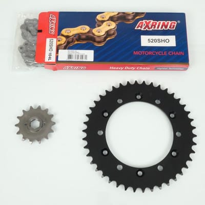 Kit chaîne Sifam pour moto Honda 350 XLR 1985 à 1987 14x52 Pas 520 Neuf