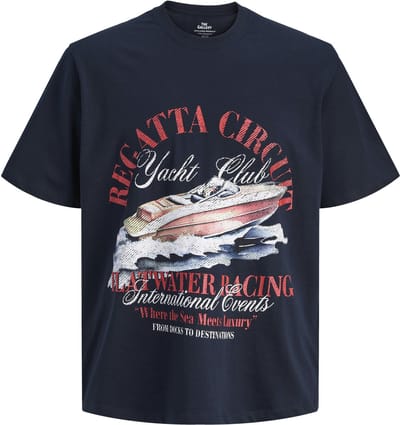 JACK&JONES - JORWATERCOLOUR TEE SS CREW NECK TG - Heren - T-shirts