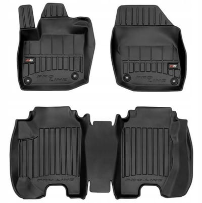 Frogum No.77 - Automatten 3D - Geschikt voor Honda Civic IX Hatchback (2011-2016) - 3-delige set - Hoge rand 6cm - Niet voor Sedan