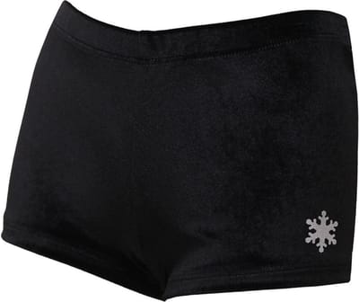 Snowflake - Turnen - Gymnastiek - Turnbroek -  Velours - Turnpak - Turnbroekje  - Kinderen - Zwart - Child Medium (CM)