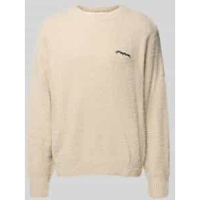 Gebreide pullover met ronde hals, model 'Vernen'