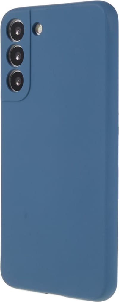 Coverup Hoesje - Geschikt voor Samsung Galaxy S21 FE Hoesje - Coverup Colour TPU Back Cover - Metallic Blue