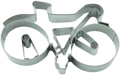 BekkiB 88678 - cutter "Bike" - embossed cutter made of stainless steel for cookies and biscuits - ShopVlot