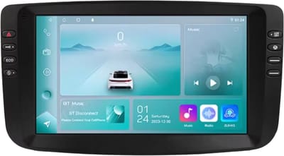 Autoradio met bluetooth - Carplay - Voor Fiat Linea Punto Evo (2012-2015) - Geschikt voor Apple en Android - Stereo - Navigatie - Navigatiesysteem auto - 1GB 32GB