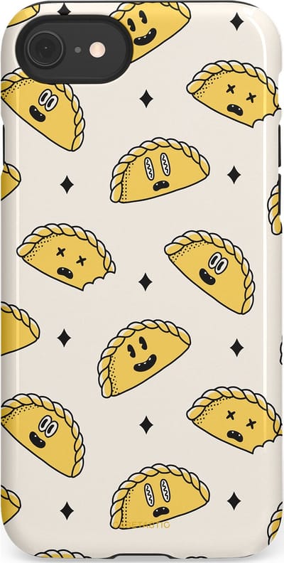 Casetastic Hoesje Geschikt voor Apple iPhone 7/8/SE - Stijlvolle Beschermende Duo-layer Case - Pastei gerei
