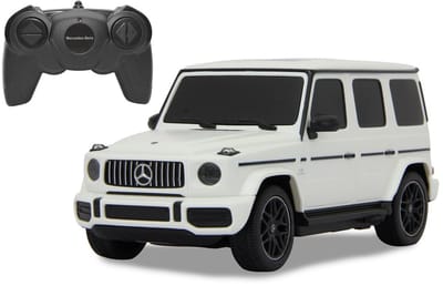 Jamara RC voertuig Auto - 405192 RC Auto Mercedes-Benz G63 - G Klasse - Wit - 2,4GHz RC Model Kant en Klaar - 1:24 Bestuurbare Auto