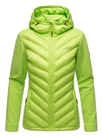 Navahoo Dames Gewatteerde Jas Nimm mich mit – Getailleerd, Stijlvol & Comfortabel met Capuchon