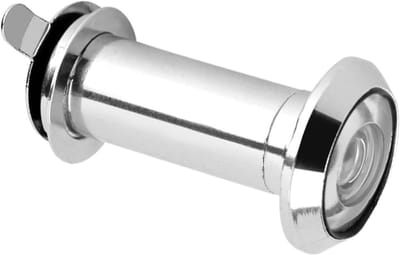 Deurkijker - Spion - Veilige Toegang - Breed Kijkveld - 35-55 mm Deur - Zilver