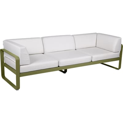 Fermob BELLEVIE club sofa 3 zits - D3 Pesto - 81 witgrijs