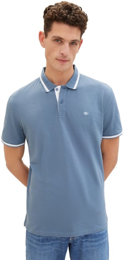 Tom Tailor - Poloshirts in 2-pack - Maat L - soft berry red