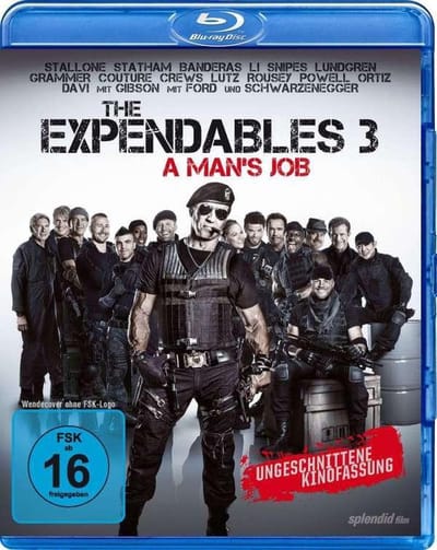 Expendables 3 - A Man's Job/Ungeschnittene Kinofassung/DVD