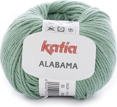 Katia Alabama - 53 saliegroen - Katoen/Acryl Garen