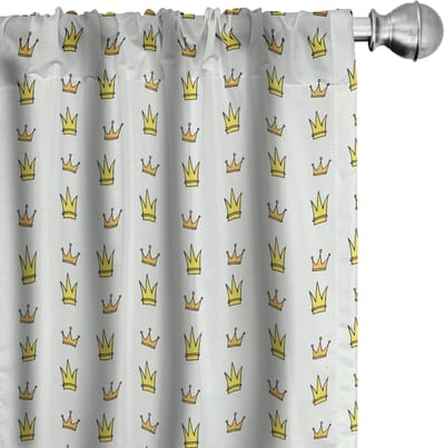 ABAKUHAUS Prins gordijnen – 2-delige set 75x225 cm – microvezel – mintgroen