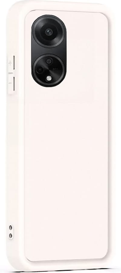Hoesje geschikt voor Oppo A38 / A18 - Versterkte randen - Bescherming Camera & Scherm - Matte Design Sand Beige