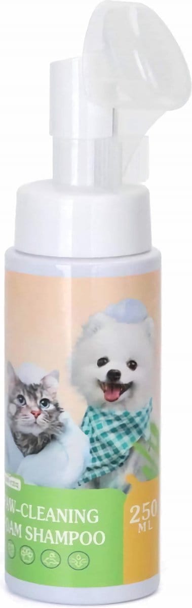Nobleza Potenreiniger Hond en Kat - Hondenpoten Reiniger - Reinigingsschuim met Borstel - Zonder Water - 250 ml