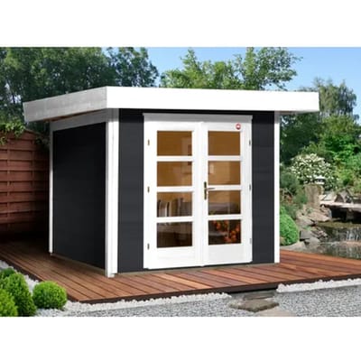 Weka Tuinhuis 126 - Antraciet/blanc - 226x295cm