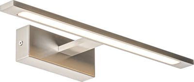 QAZQA jerre - Design LED Wandlamp voor binnen voor badkamer - 1 lichts - D 13.5 cm - Staal -