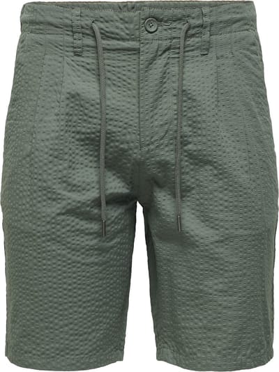 ONLY&SONS - ONSLEO LIFE 0009 SEERSUCKER SHORTS NOOS - Heren - Bermuda shorts