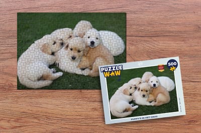 Puzzel Dieren - Puppy's - Honden - Legpuzzel - Puzzel 500 stukjes