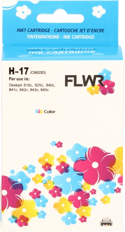 FLWR - Inktcartridge / 17 / Kleur - Geschikt voor HP