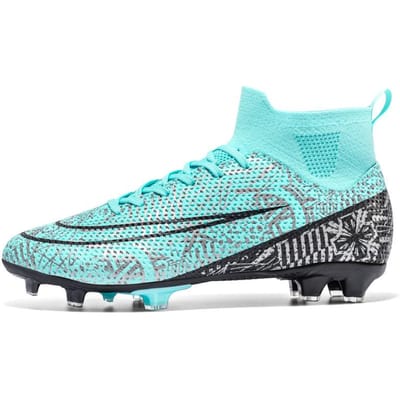 Hoge Voetbalschoenen Tf Gescheurde Nagels Fg Heren- En Dameschoenen Kinderen Jeugd Studenten Leer Voet Training Comfortabel En Ademend 32