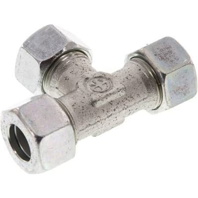 15L Verzinkt Stalen T-stuk Snijring 315 Bar DIN 2353