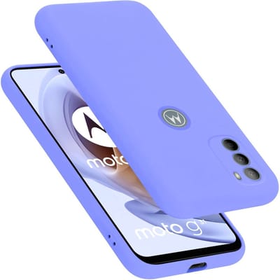 Cadorabo Hoesje geschikt voor Motorola MOTO G31 / G41 in LIQUID LICHT PAARS - Beschermhoes gemaakt van flexibel TPU silicone Case Cover
