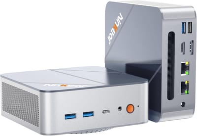 Ninkear Mini Gaming PC AMD Ryzen 7 8745HS tot 4,9GHz - Dual 2.5G LAN Mini PC met 16GB DDR5 1TB PCIe M.2 SSD - Mini Computer 8K Triple-Display HDMI - voor alle toepassingsscenario's​,Game pc,Mini pc des