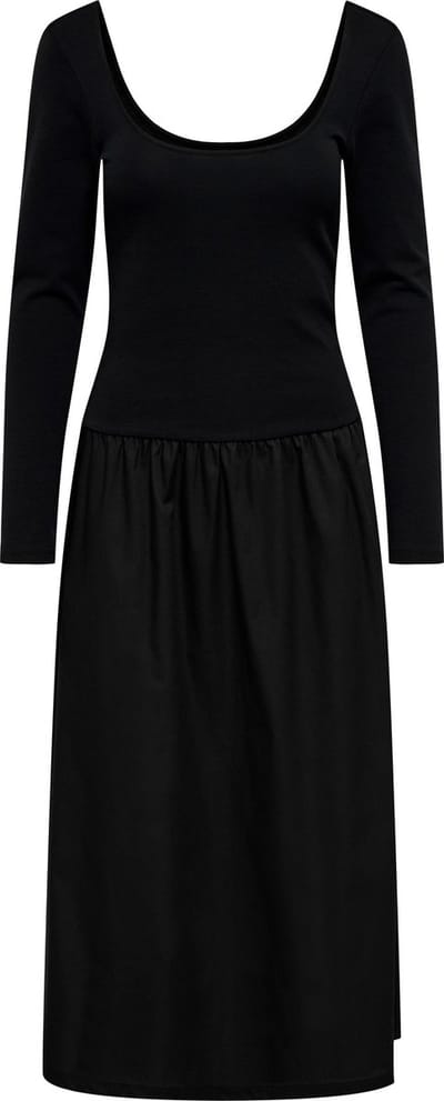 ONLY - ONLKATI L/S U-NECK DRESS CS JRS - Dames - Maxi jurken