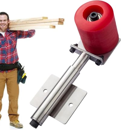 Houtbewerking Tool - Kantenlijmer - Precisie Trimmen - Verstelbare Regelaar - 585 g - Zilver