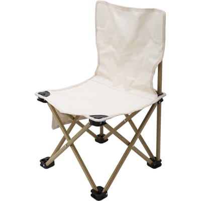Opvouwbare Campingstoel Roestvrij Anti-slip Waterdicht Draagbare Buitenstoel voor Vissen white