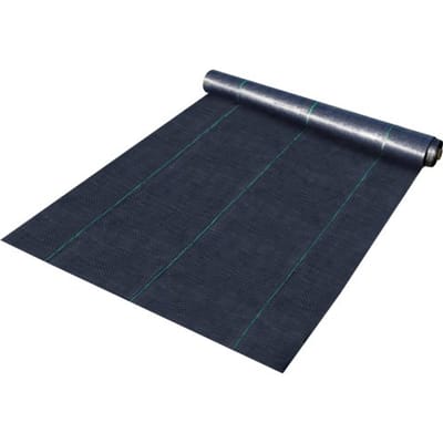 VEVOR 1,8 x 76 m onkruidbestrijdingsdoek, tuinvlies, 4,1 oz geweven onkruidbestrijdingsdoek, hoge permeabiliteit, geschikt voor bloemperken, geotextieldoek voor ondervloer, bodembedekking van PP