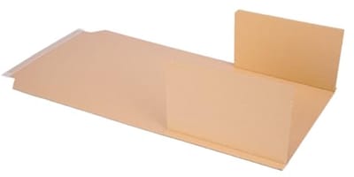 100 Universele Boekverpakkingen - Flexibele Wikkelverpakking voor DIN A4 (310x250x20-70 mm)