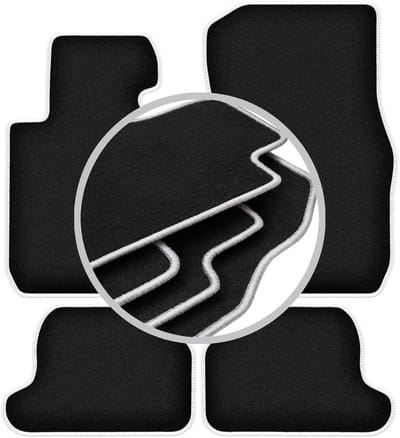 CARLUX-SILVER automatten voor: BMW 1 F23 cabriolet (2011-2019)