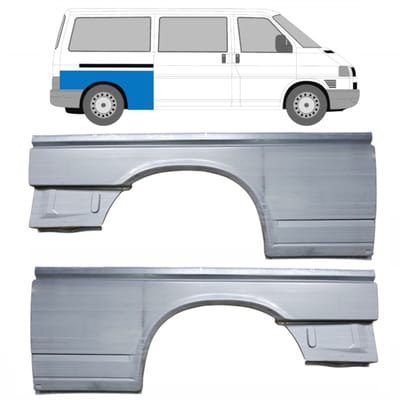 Reparatiepaneel achterspatbord voor Volkswagen Transporter T4 1990-2003