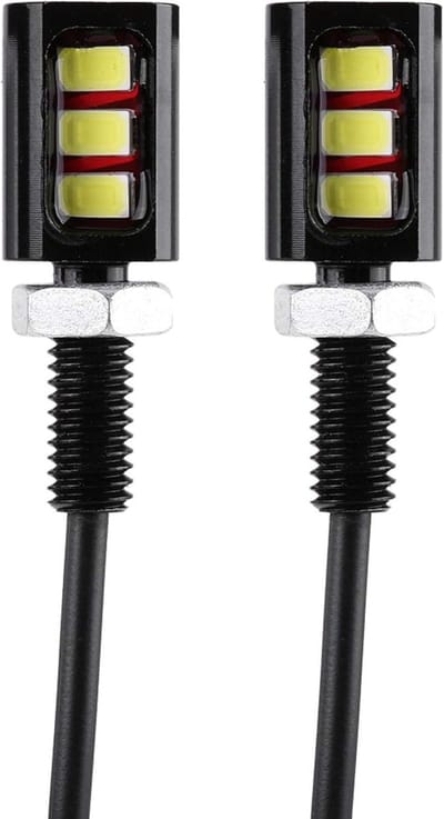 Universele LED Kentekenplaatverlichting 12V Waterdicht Schroef Montage Wit Licht