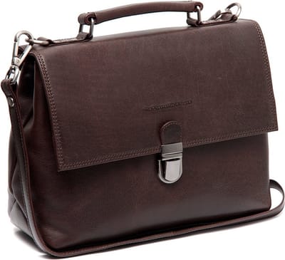 The Chesterfield Brand Schoudertas Renata Shoulderbag Brown Donkerbruin