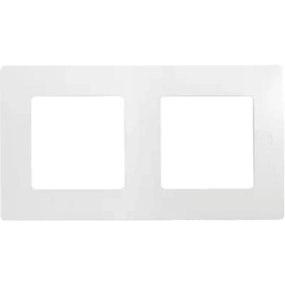 Legrand Afdekplaat 2-voudig Verticaal/horizontaal Niloe Wit