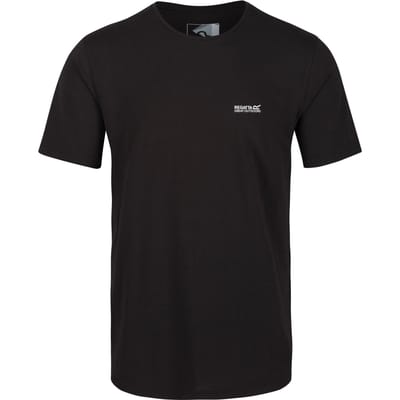 Regatta Heren Tait Lichtgewicht Actief T-Shirt (Zwart)