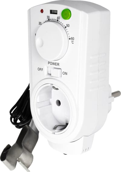EcoSavers Thermo Switch Temperatuur Schakelaar Pompschakelaar | Speciaal voor pomp vloerverwarming | Energiebesparende schakelaar