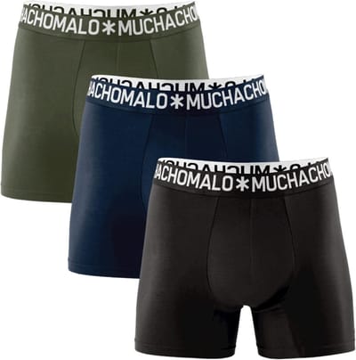 Herenboxershorts 3-Pack Katoen - Comfortabele Onderbroeken in Diverse Kleuren