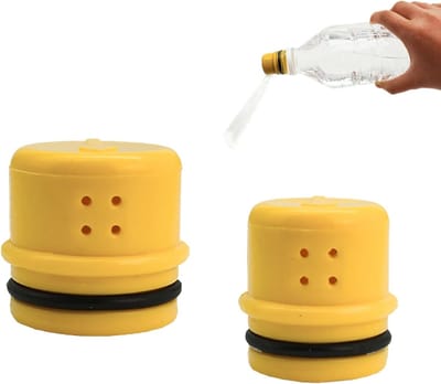 Dop voor Bidet, 2 Stuks, Compact Reis Bidet, Draagbaar voor Persoonlijk Gebruik, Geschikt voor Buiten, Handig voor Nat Wassen van Bloemen en Vervanging van Vochtige Doekjes