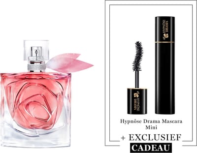 Lancôme La Vie est Belle Rose Extraordinaire Parfum voor Dames + Cadeau - La Vie est Belle Rose Extraordinaire 50ml & Mini Hypnose Drama Mascara Zwart 2ml Reiseformaat - Bloemige Damesparfum & Travel Size Mascara - Totaal 52ml