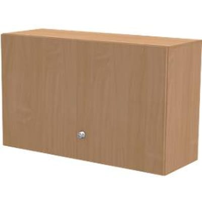 Schäfer Shop Genius Opzetkast TETRIS WALL, 2 ordnerhoogten, deuraanslag rechts, B 1200 x D 440 x H 740 mm, beukenpatroon