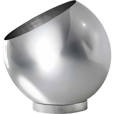 AYTM bloempot Globe, Ø 30 cm, zilver, roestvrij staal
