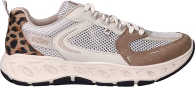 Rieker Sport Sneakers - Dames - Beige - Maat:42