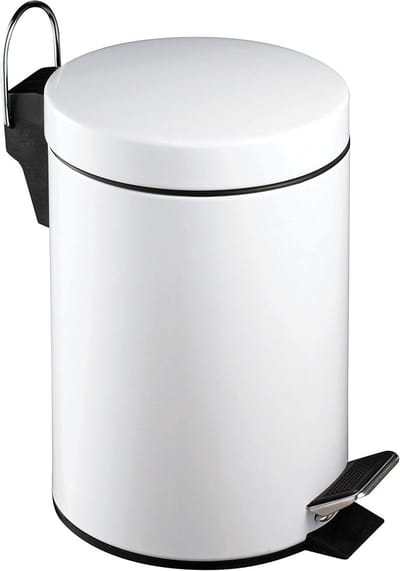 Kleine Touchless Pedaalemmer 3 Liter - Rvs Keuken Afvalbak voor Badkamer of Toilet