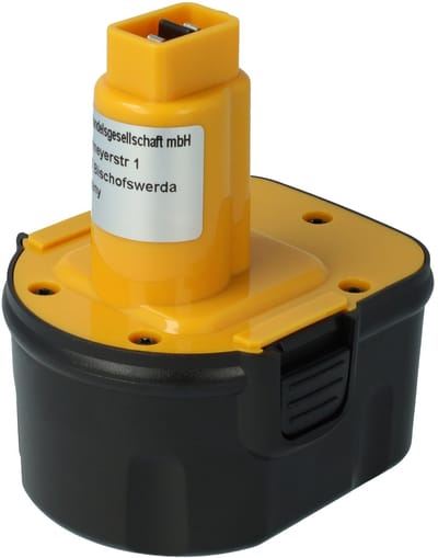 vhbw-accu compatibel met Black & Decker KC1252, KC1251C, KC1251CN, KC1262C, KC1261CN, KC1261F, KC1252CN, KC1261 gereedschappen (2000 mAh, NiMH, 12 V)