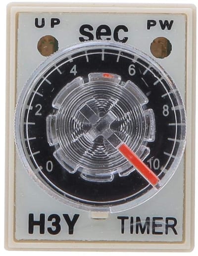 Allecto - Instelbaar tijdrelais - Elektrische timer 0-10 s - Betrouwbaar en veelzijdig - 8-polige tijdrelaismodule - Geschikt voor huishoudelijke a...