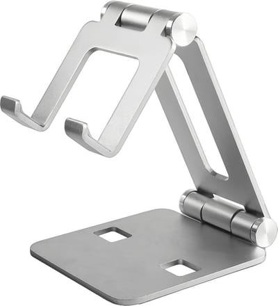 MMOBIEL Telefoonhouder Bureau - Verstelbare Telefoon, e-Reader en Tablet Houder - Universele Telefoonstandaard - Aluminium